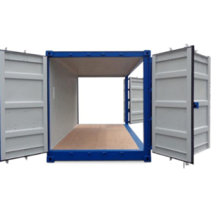 20 Fuß Seecontainer mit Doppeltür und Seitentür