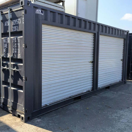 20-Fuß Seecontainer mit 2 Rollläden kaufen – Image 2