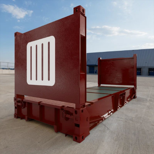 20 Fuß Flat Rack Container kaufen - Schwerlast – Image 2