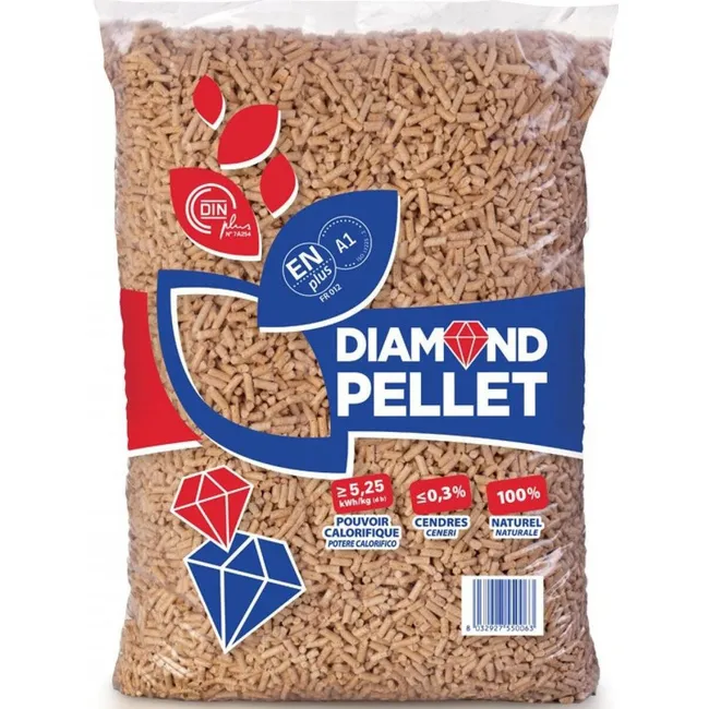 media (46) Pellet Diamond in abete ENplus A1 15 kg - immagine 1